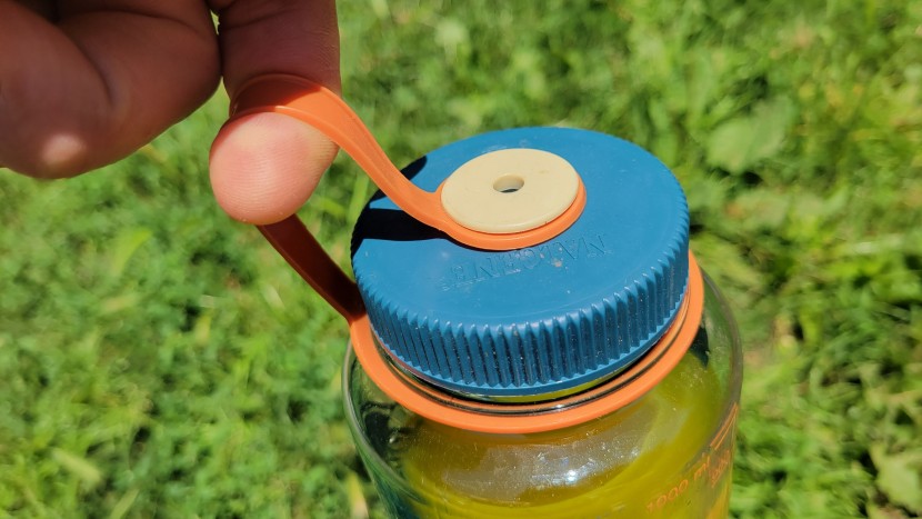 thumbnail image 2 of Nalgene Wide Mouth Round Loop-Top Water Bottle – 16 Oz, Clear, 703334 2 of 5