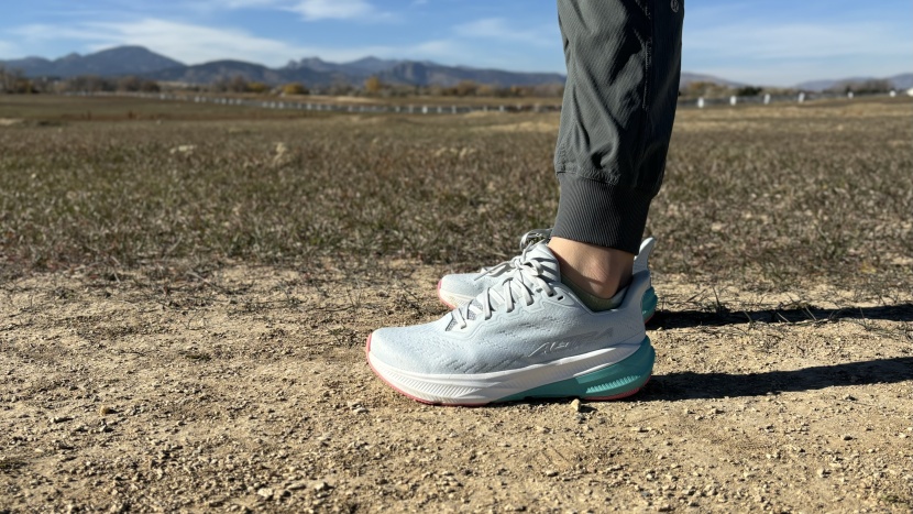 we test all walking shoes in the field, and also in the lab, before...