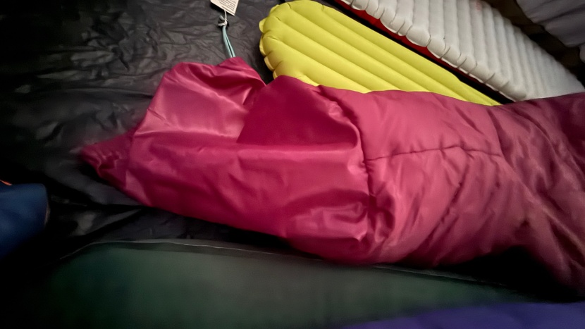 the kindercone (purple) next to the teton junior (dark blue). both...