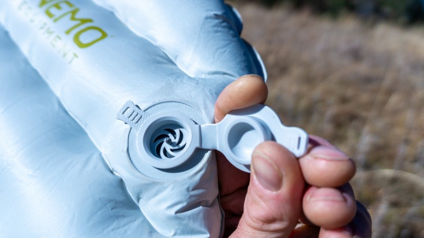 nemo tensor elite - the dual valve allows you to either manually blow air in or remove...