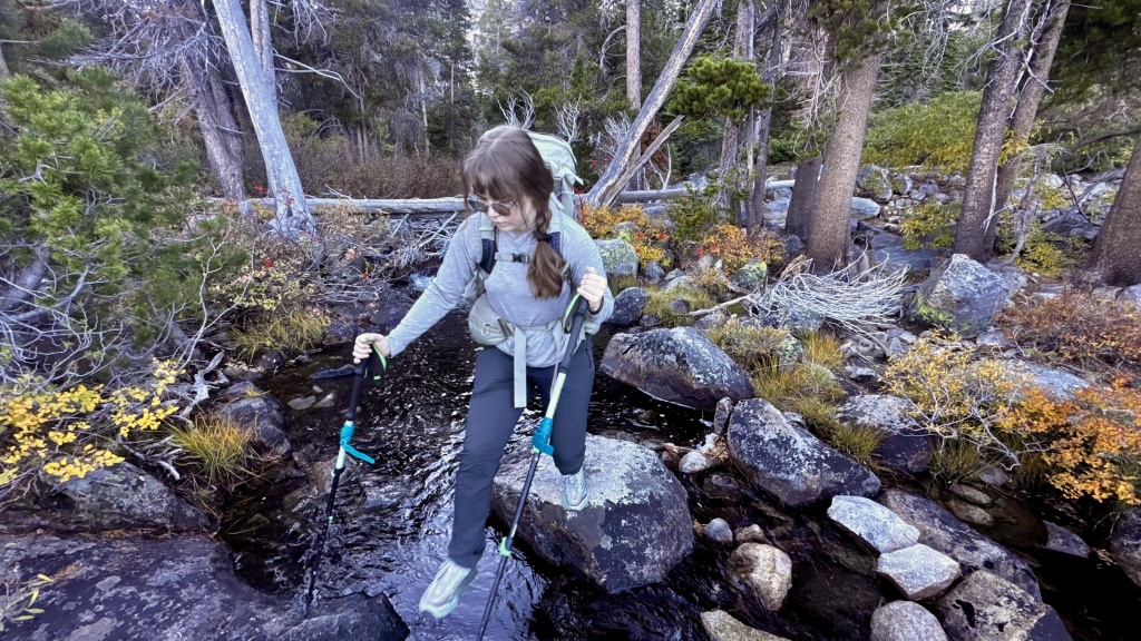 rei co-op activator for women - we felt safe crossing streams knowing our phone was safely zipped...