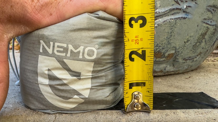 the nemo tensor elite is sensationally pack-able!