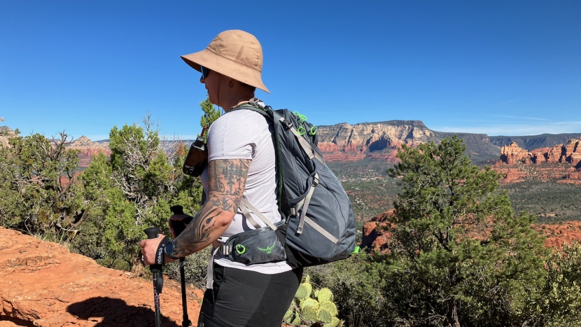 osprey sportlite 25 - the sportlite supports loads well and is comfortable on the back.