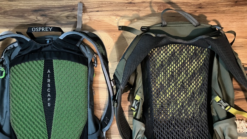 daypack - differences in straps and backpanel can greatly affect a pack's...