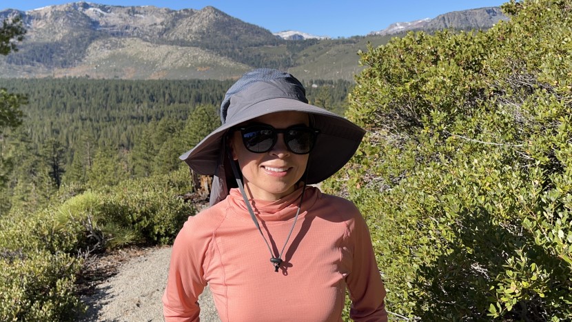 sun hat - wide-brimmed hats like the zooron keep your face shaded.