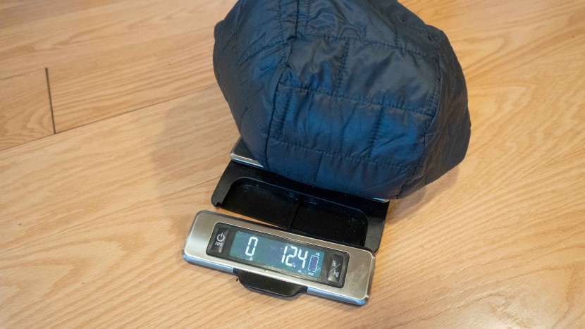 while it's relatively light, the nano puff doesn't pack down quite...