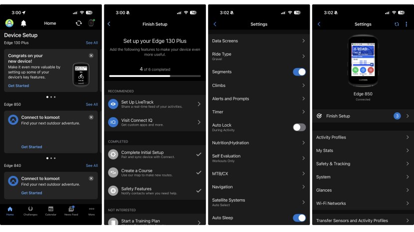 bike computer - the garmin connect app makes it easy to set up and control a garmin...