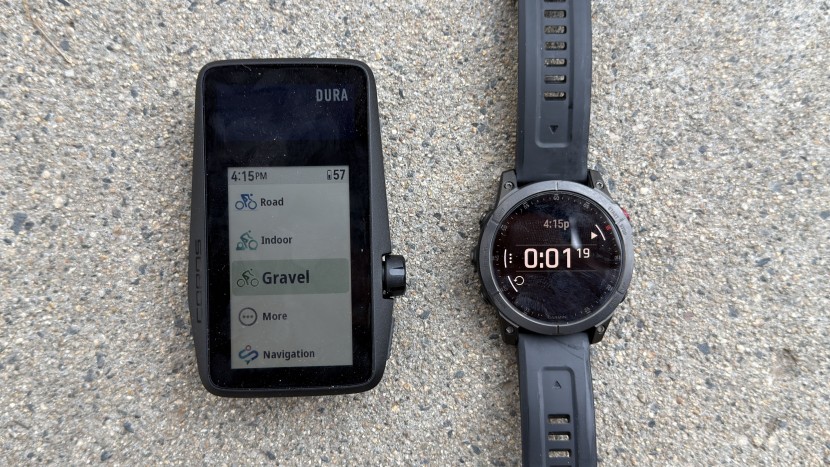 bike computer - the coros dura reliably boots up in about 1 second or less. turning...