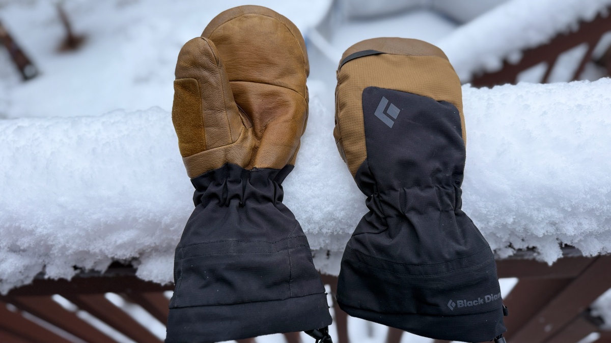 Black Diamond Mercury Mitt Review (The Black Diamond Mercury Mitt after two years of use. Still warm and no major wear!)