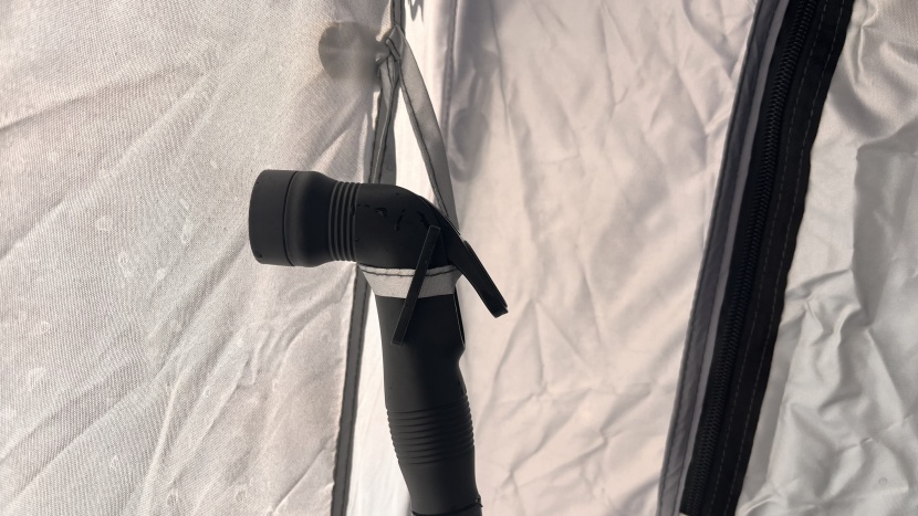 nemo helio pressure shower - while it doesn't come with a shower head holder, it's easy to...