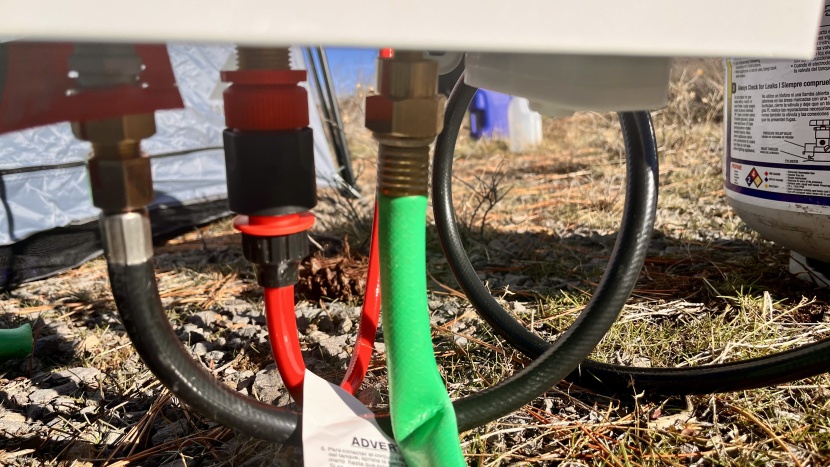 camplux pro series 6l - all attachments are labeled underneath the unit to make setup a bit...