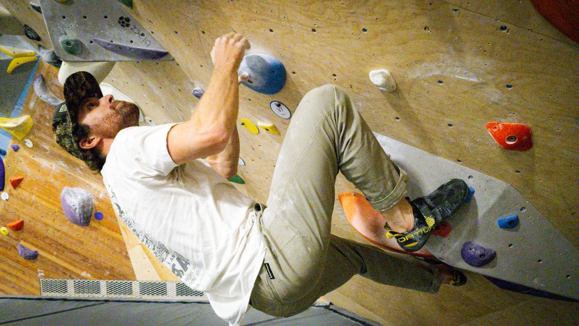 climbing shoes - the additional stiffness under the toes of the ondra comp gives this...