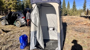 camping shower