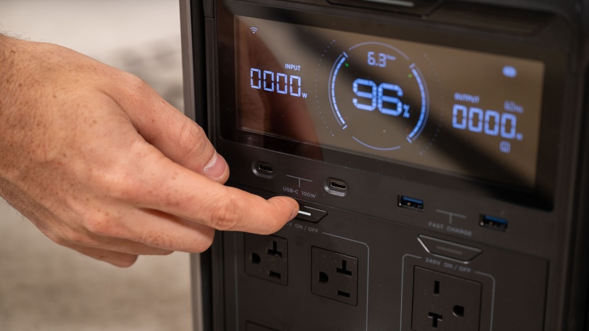 ecoflow delta pro 3 - the large, illuminating display on the delta pro 3 is in a class of...