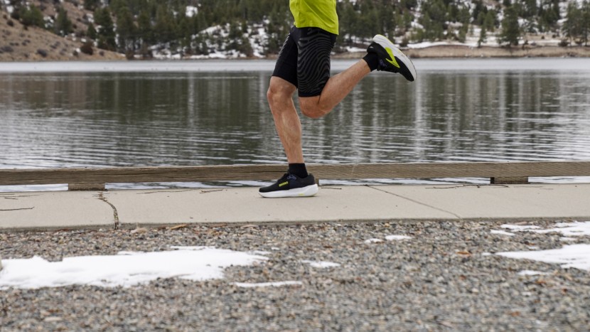 brooks ghost max 3 - traction was never an issue.