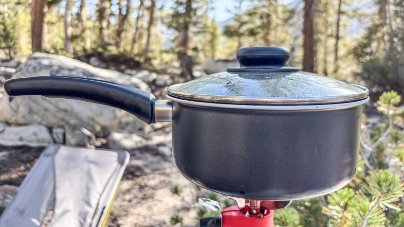 backpacking stove - despite a very low price, the coleman single burner simmered very...