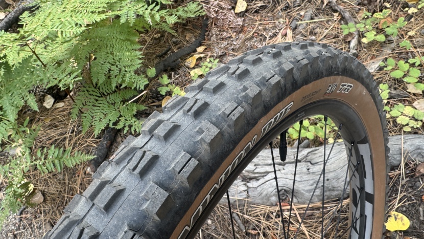 maxxis minion dhf 3c/exo - aggressive shoulder lugs and angles braking knobs give the dhf a...