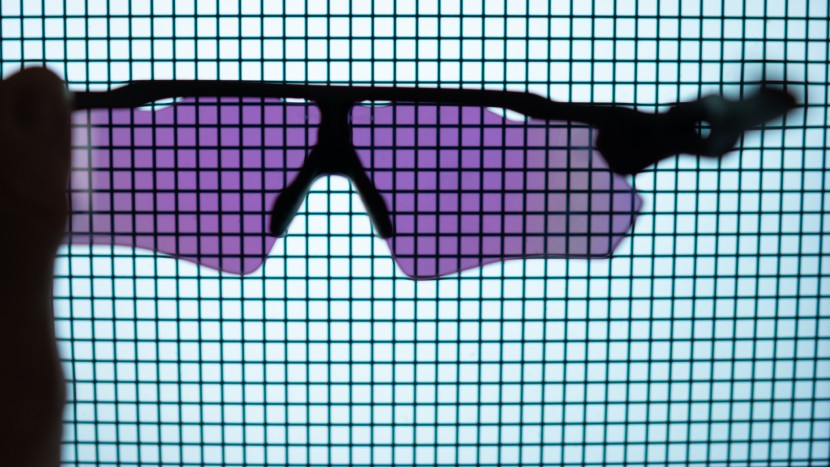 clean lines when looking through the oakley radar ev path.