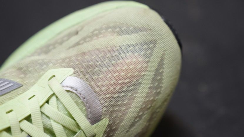 new balance fuelcell rebel v5 - the rebel is airy. you can see through the upper material of the shoe.