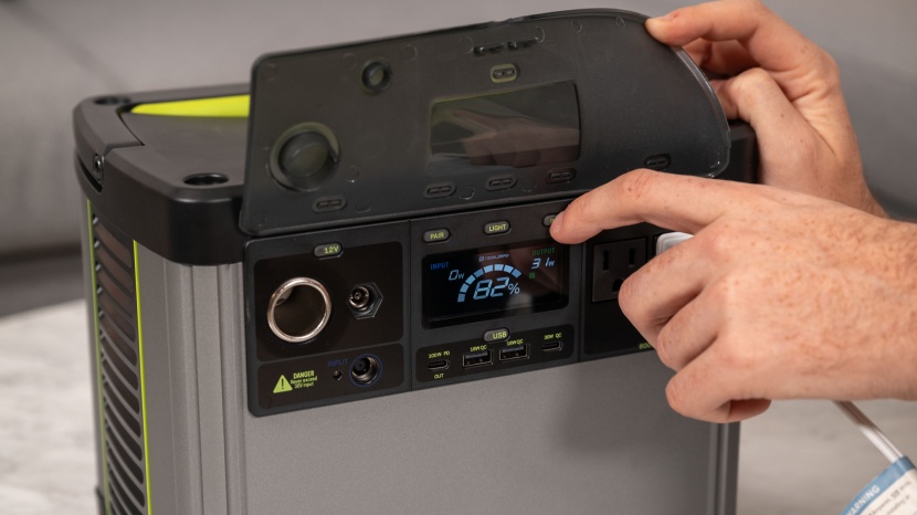 goal zero yeti 700 - the display is clean and straightforward, although we wish there...