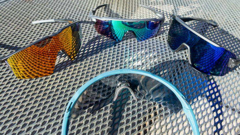 cycling sunglasses - does your head shape complement a flatter lens with more area, or a...