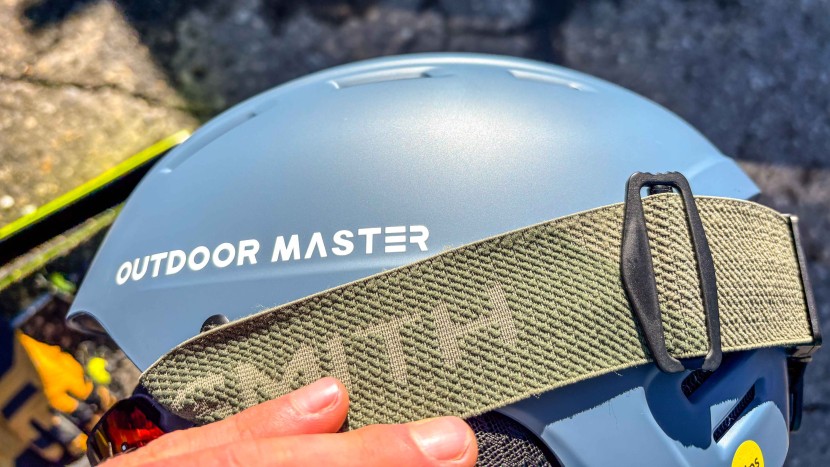 ski helmet - the outdoor master kelvin ii has fewer vents and less airflow than...