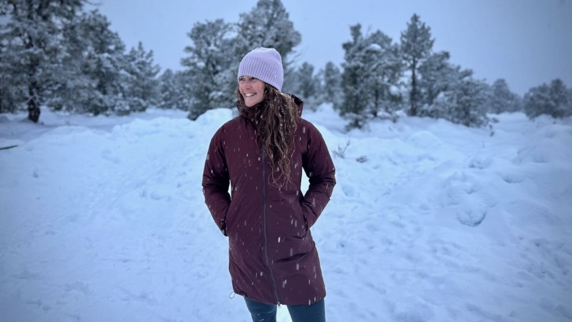 the rei co-op stormhenge has a more structured shape and a sleek...