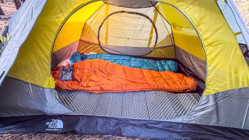 backpacking tent - while not the biggest 3-person tent we tested, it's very affordable...