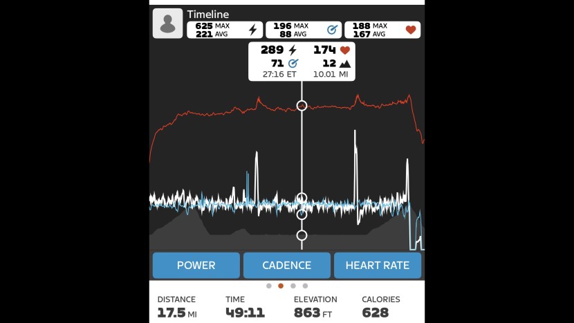 wahoo kickr rollr - this ride is a great example. riding was steady and pretty relaxed...