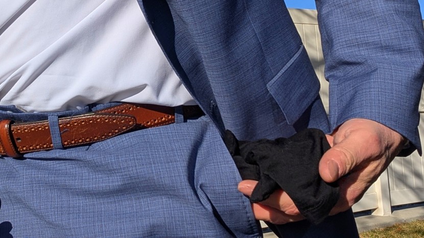 smartwool merino - we loved being able to shove them in a pocket when on the go...