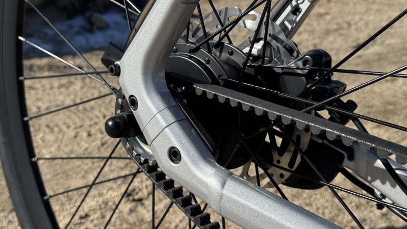 aventon soltera 3 adv - the tiny 250w motor is barely apparent to the untrained eye. the two...