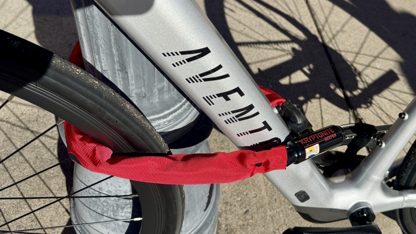 bike lock - sometimes there isn't a bike rack, and locks like kryptonite's...