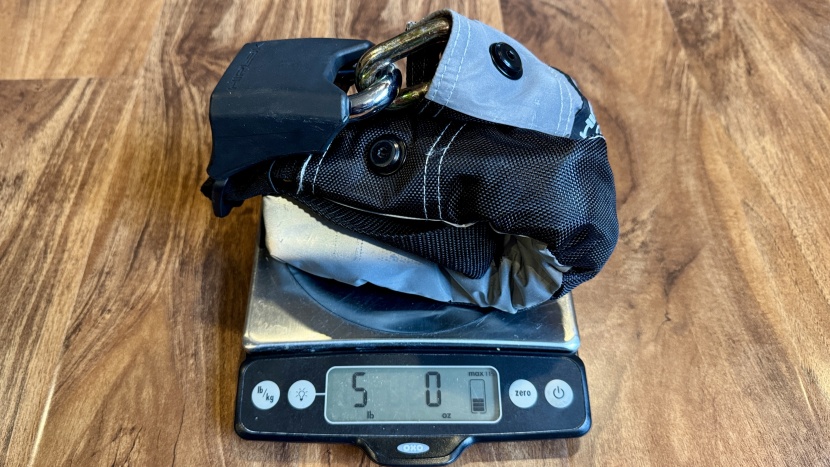 hiplok original: superbright - at 5 pounds, you're practically rucking while wearing this lock...