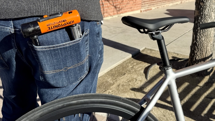 bike lock - the evolution mini is small enough to put in your pocket, but it's...