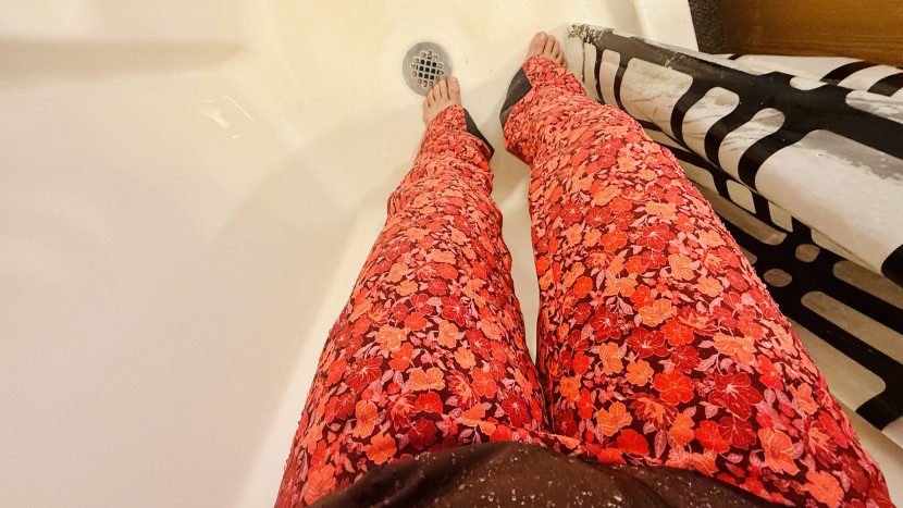 helly hansen legendary insulated pant for women - though hard to see with the pattern, the legendary pants beaded...