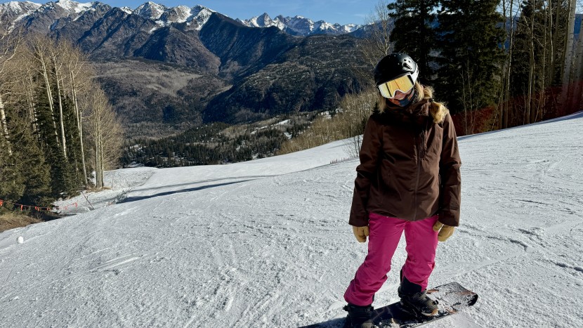 halfdays lawrence - we wish it were a better snow year, but at least our jacket is cute...