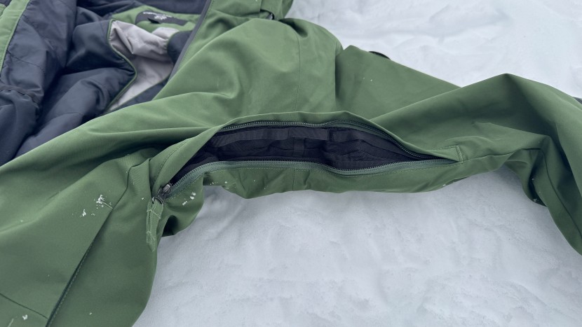 for a jacket that's built for hard-skiing mobility, we were...