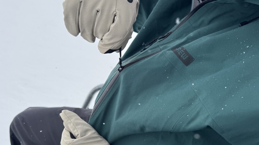 we appreciate ski jackets that have two front chest pockets for the...