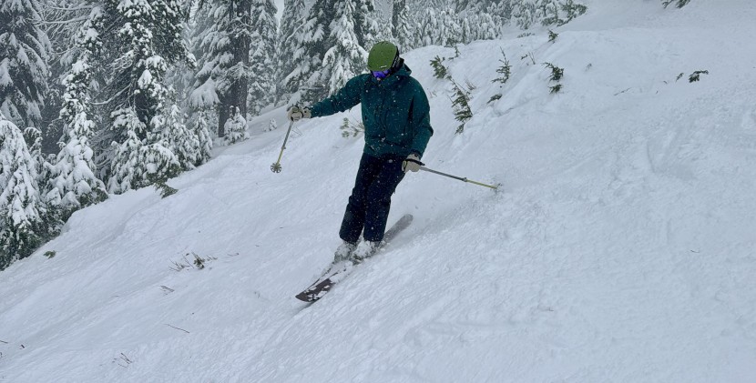 trew gear cosmic primo - when our tester was all zipped up and put in fast back-to-back runs...