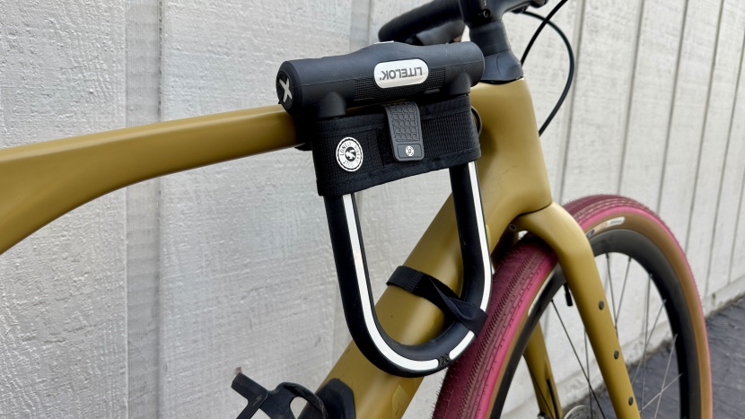 litelok x1 - if you're going to mount the litelok to your frame, a velcro holster...