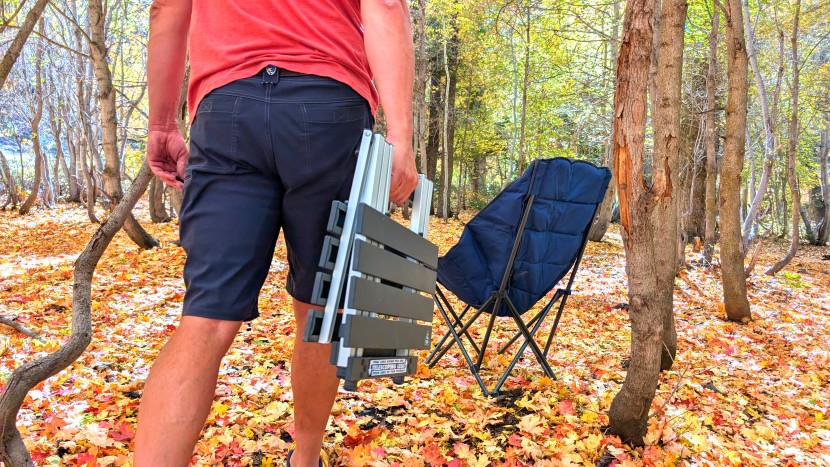going all the places and doing all the things with our camping tables.