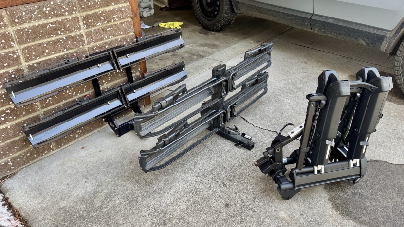 bike rack - while none of these racks are particularly easy to store, the thule...