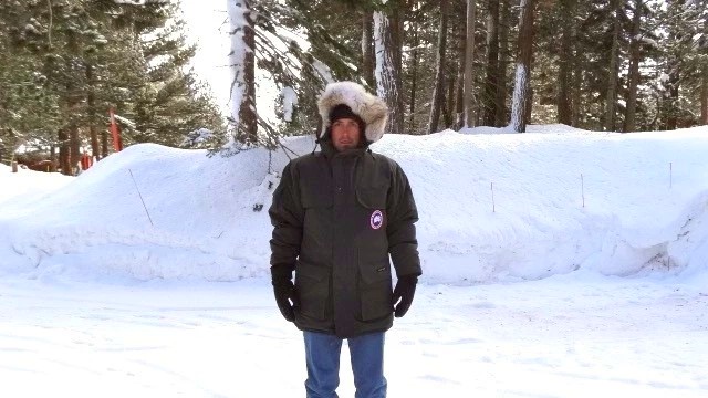 canada goose expedition parka heritage - while this jacket is really bulky, it doesn't seem all that bad when...