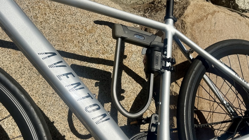 the abus granit is a lot of weight to strap to your bike; it...