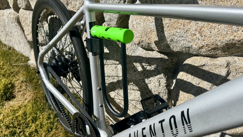 bike lock - this is a secure mount for the 410 but it requires you to insert the...