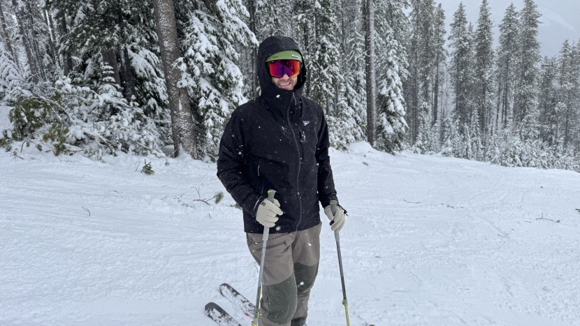 our tester appreciated the helmet compatible hood when the...