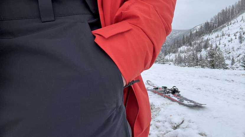 the hand pockets have a soft interior lining that feels good when...