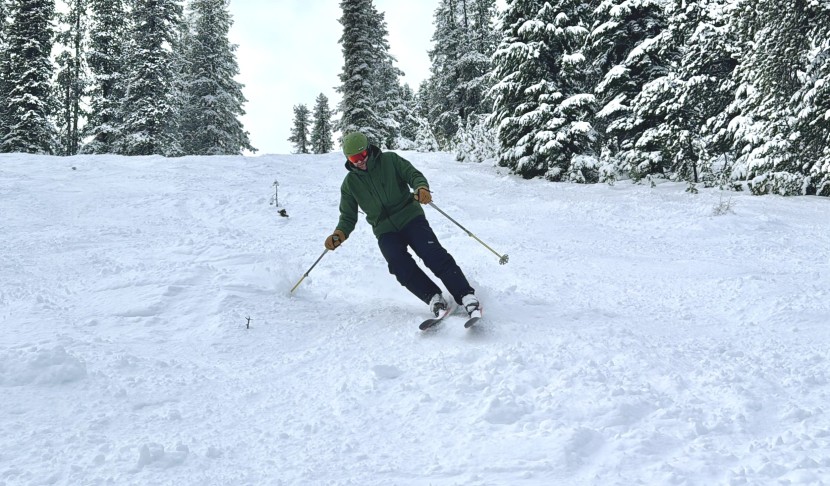 while hitting runs in idaho, rei co-op powderbound insulated were...