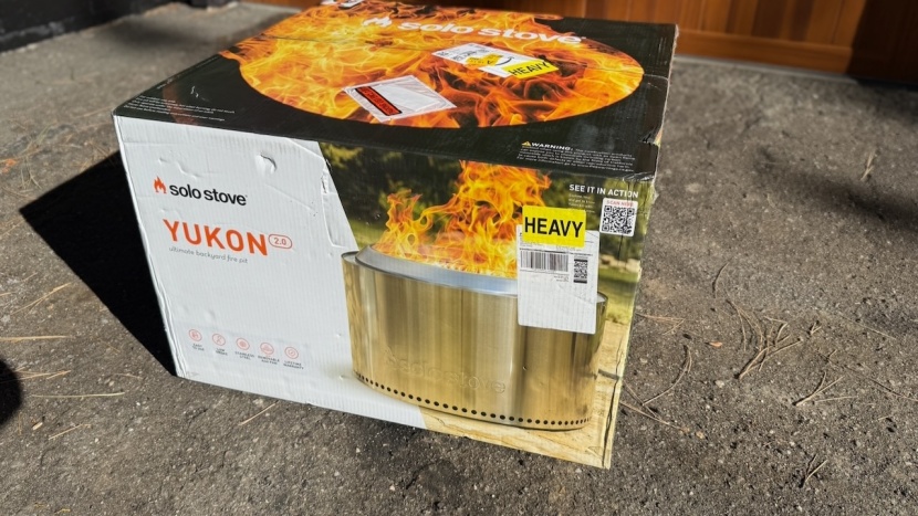 the yukon comes in a massive box. while a little unwieldy, it makes...