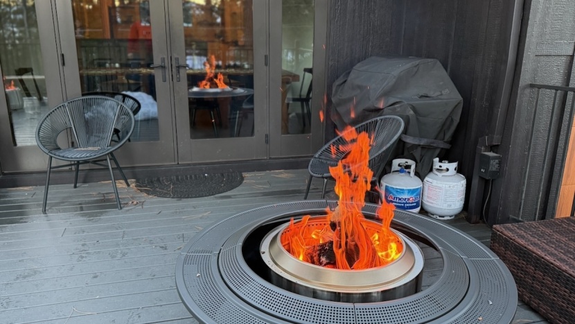 testing the yukon at a tahoe vacation home.